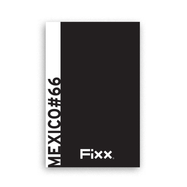 Black notebook with &