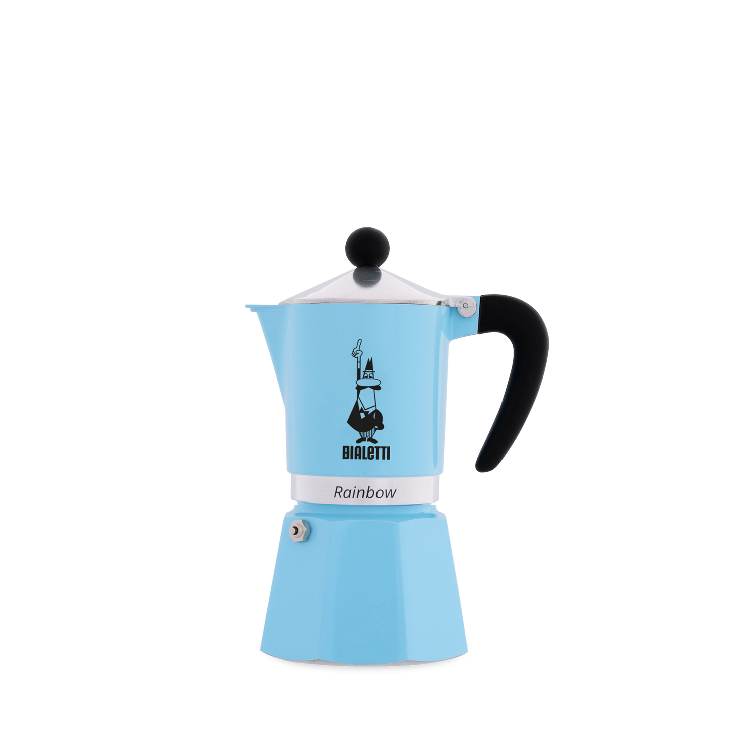 bialetti rainbow coffee maker blue