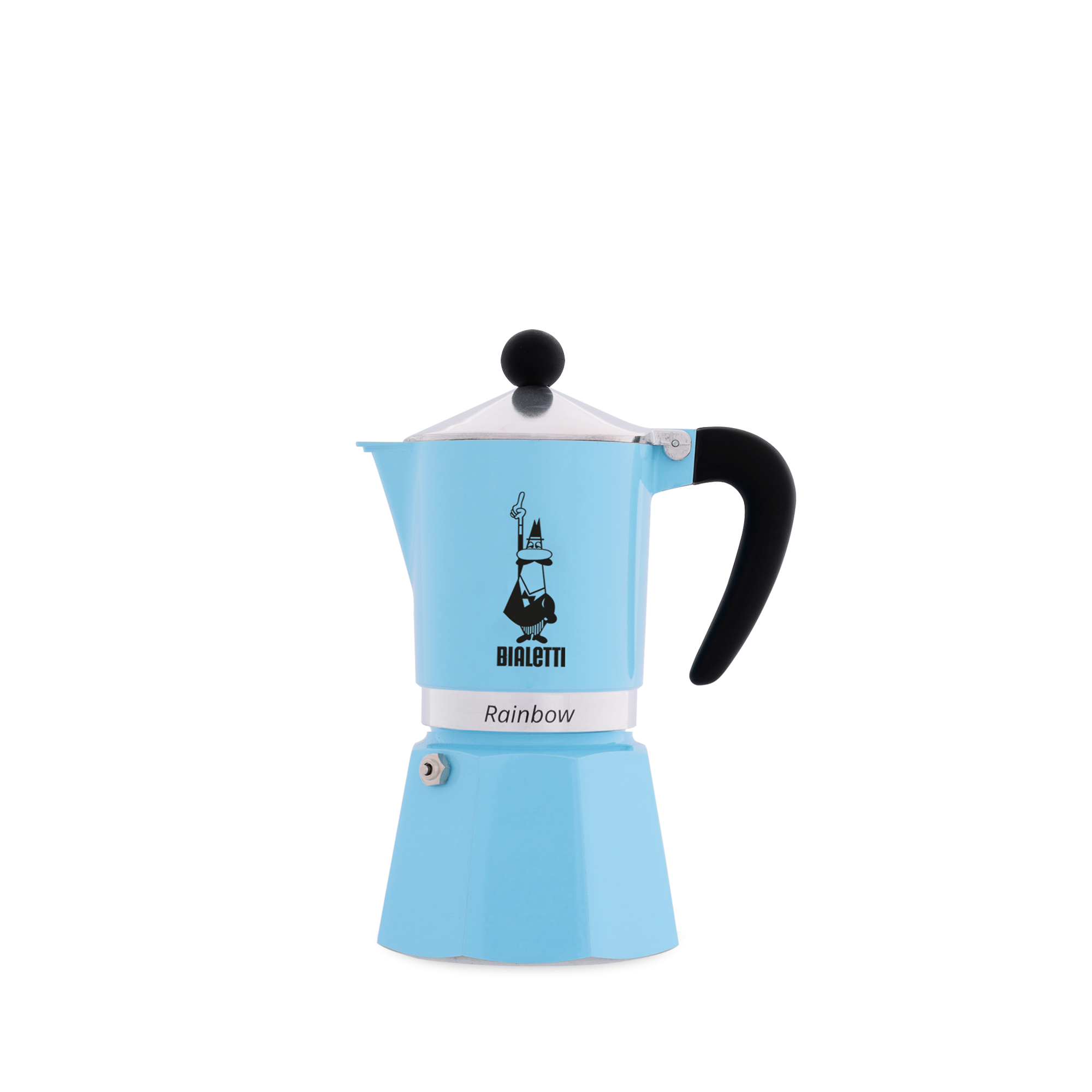 bialetti rainbow coffee maker blue