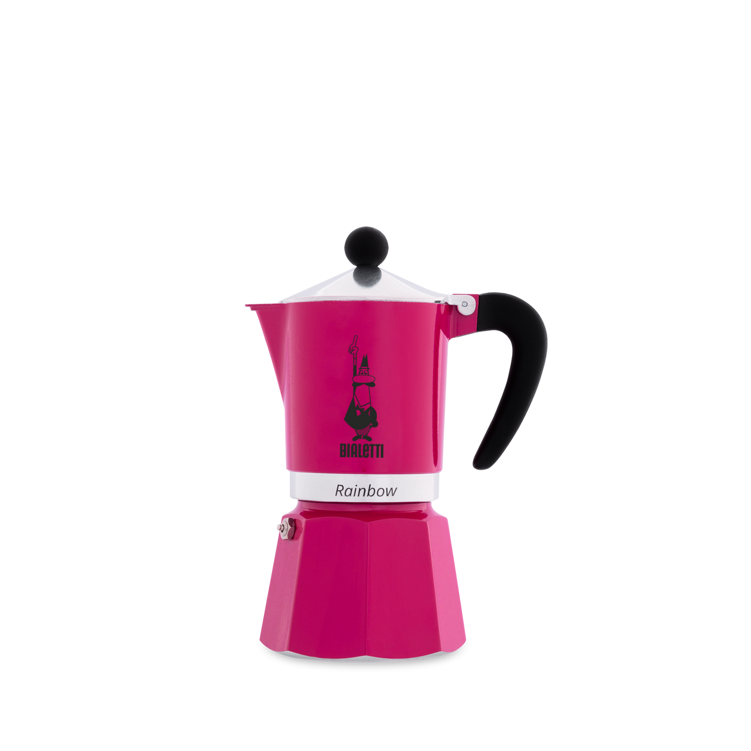 bialetti rainbow coffee maker pink