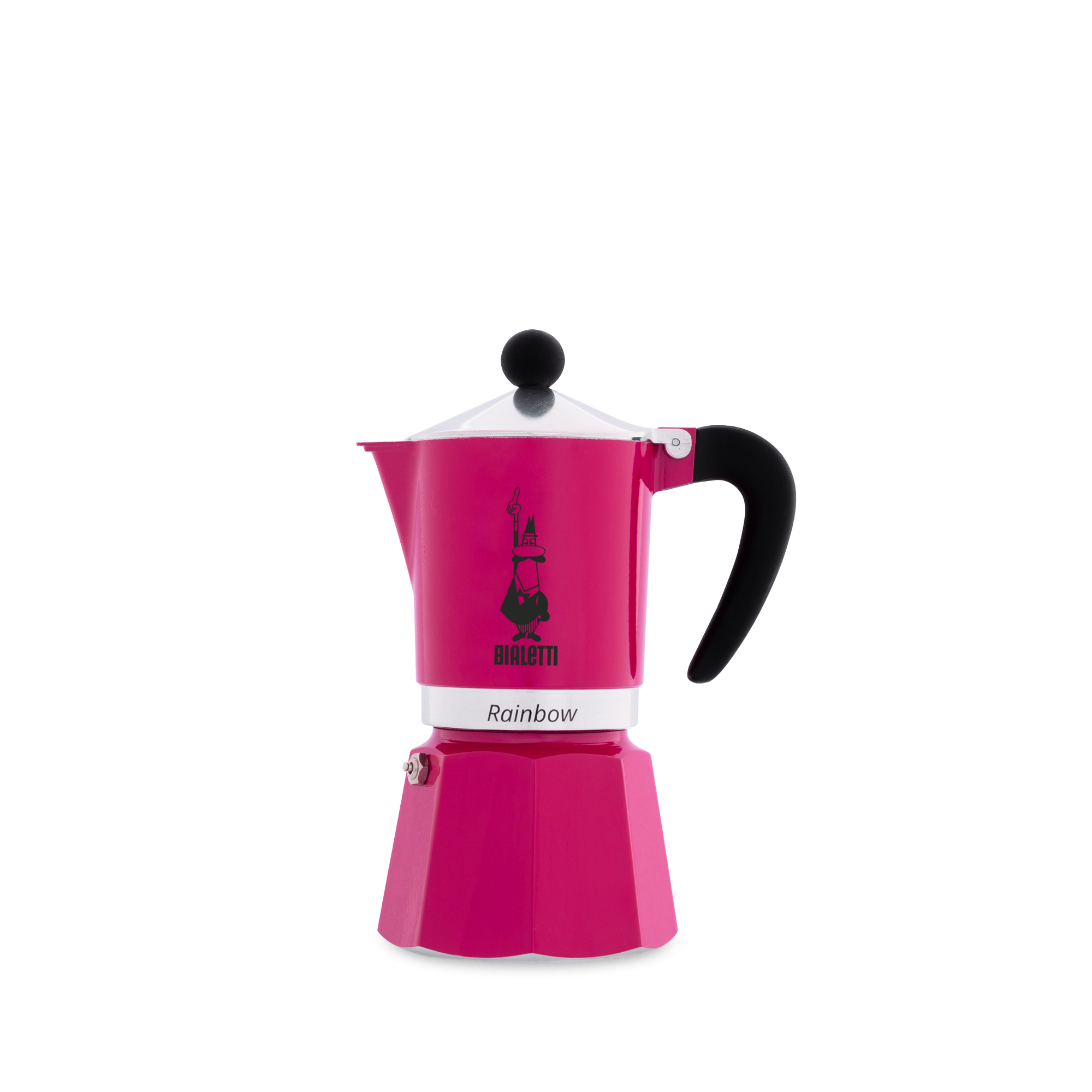 bialetti rainbow coffee maker pink