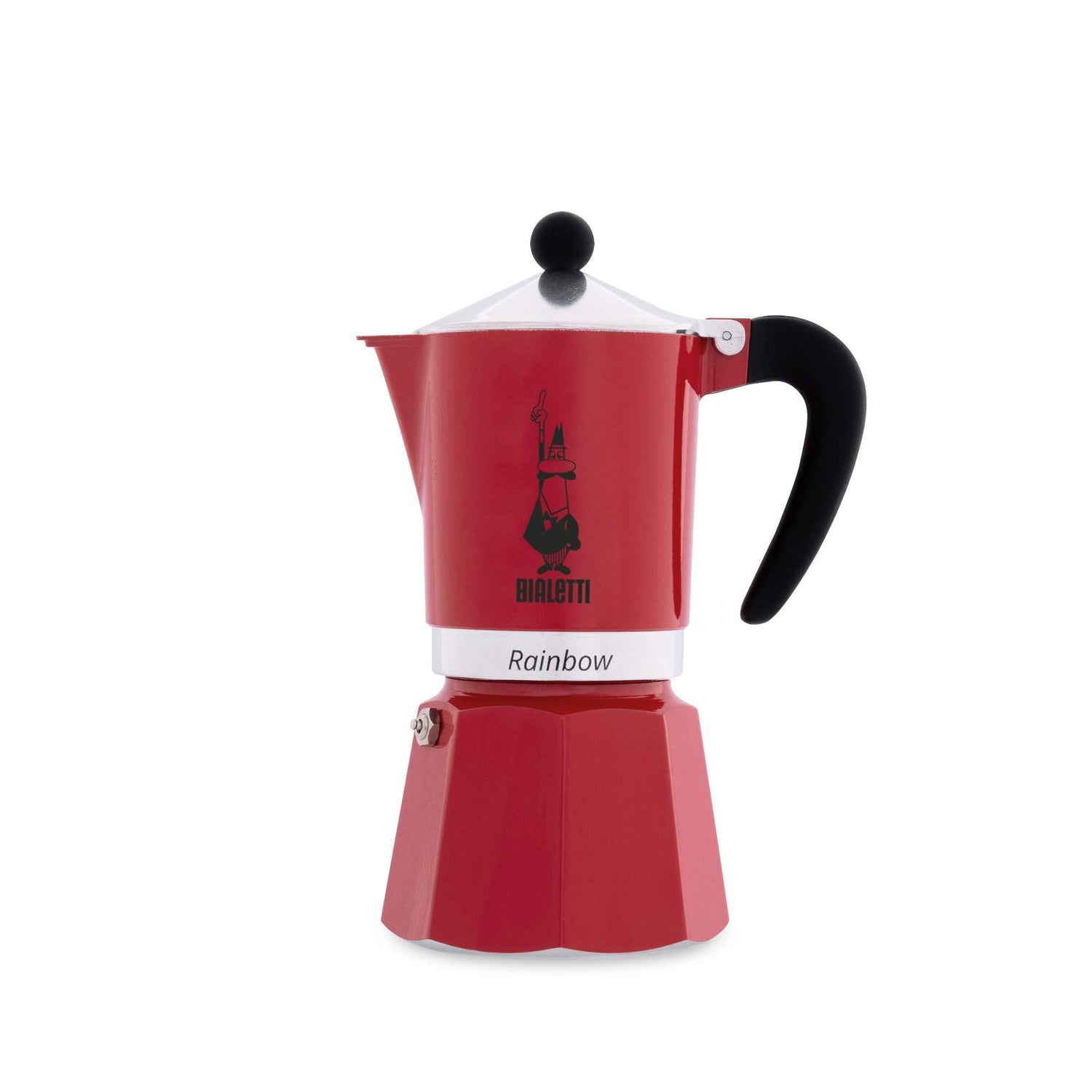 bialetti rainbow coffee maker red