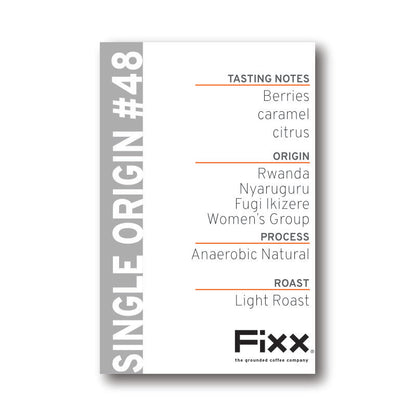 FiXX Single Origin - Rwanda, Nyaruguru