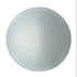 A round, light blue-gray speaker grille with a dense pattern of small perforations, shown against a solid white background.