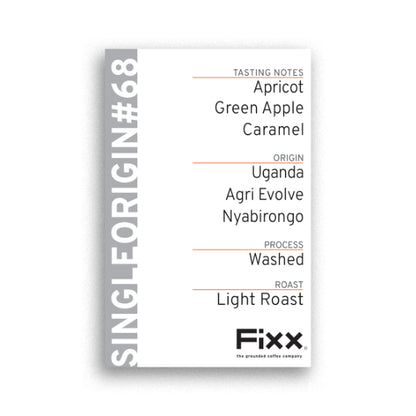 FiXX Single Origin - Uganda, Agri Evolve, Nyabirongo, Rwenzori Mountains