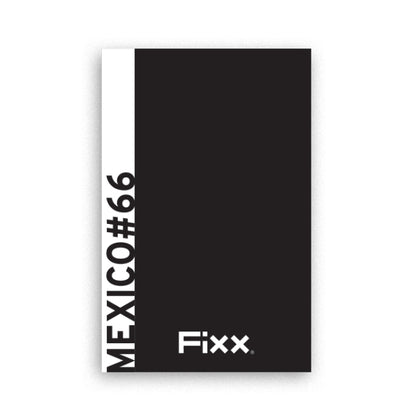 Black notebook with &