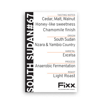 FiXX Single Origin - South Sudan, Excelsa